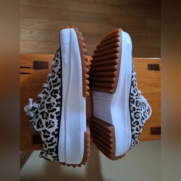 "SOLD SOLD"  CONVERSE Run Star Hike Low 'Leopard' - Picture 7 of 10